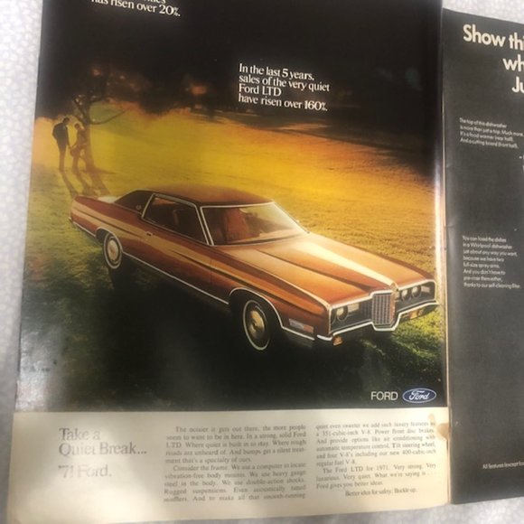 Vintage Life Mag. April 1971 - Hoover -FBI Advertisi-Vietnam-Exotics- John Deere - Picture 10 of 14